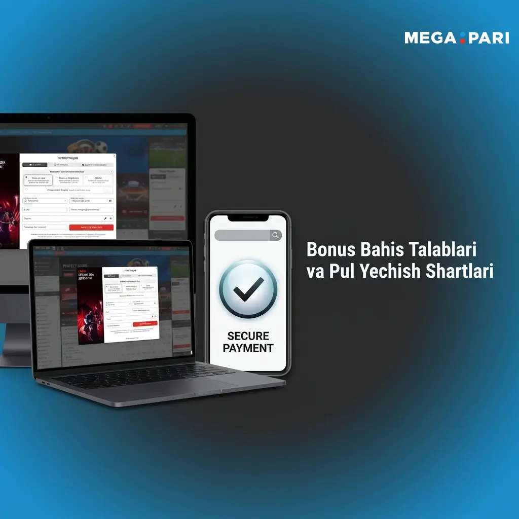 MegaPari bonus bahis talablari: sport x5, kazino x35, bepul aylanmalar x35, 30 kun muddati va pul yechish shartlari