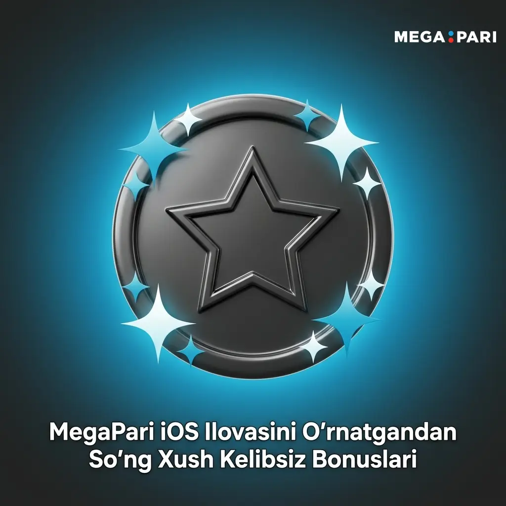 MegaPari iOS ilovasi xush kelibsiz bonuslari: sport tikish 200% va kazino bonuslari tasviri