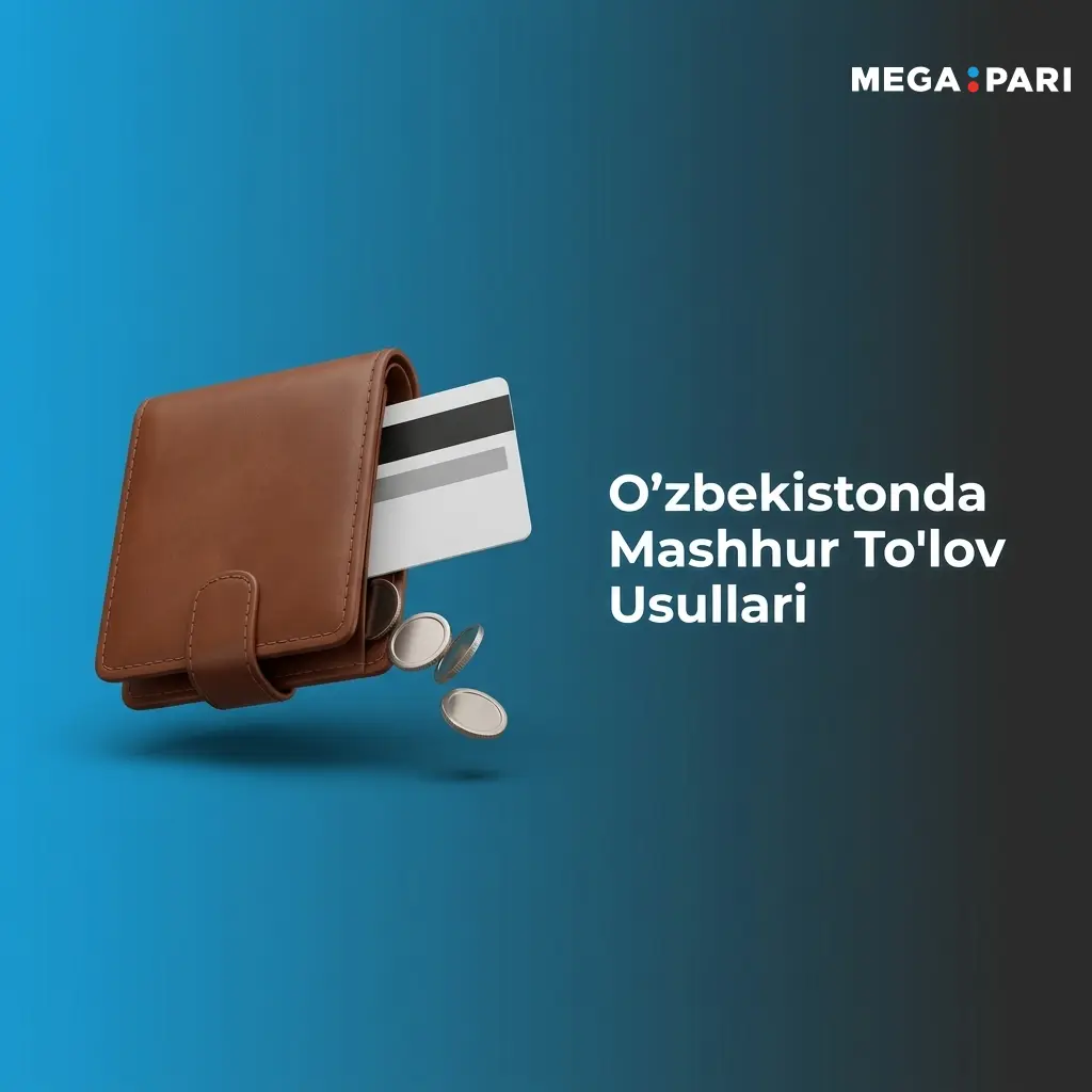 MegaPari O'zbekiston: Uzcard, Humo, Uzum, Visa, Bitcoin va USDT kabi mashhur to'lov usullari