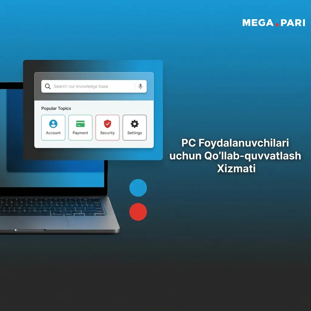 MegaPari PC foydalanuvchilari uchun 24/7 qo'llab-quvvatlash: jonli chat, email va ijtimoiy tarmoqlar