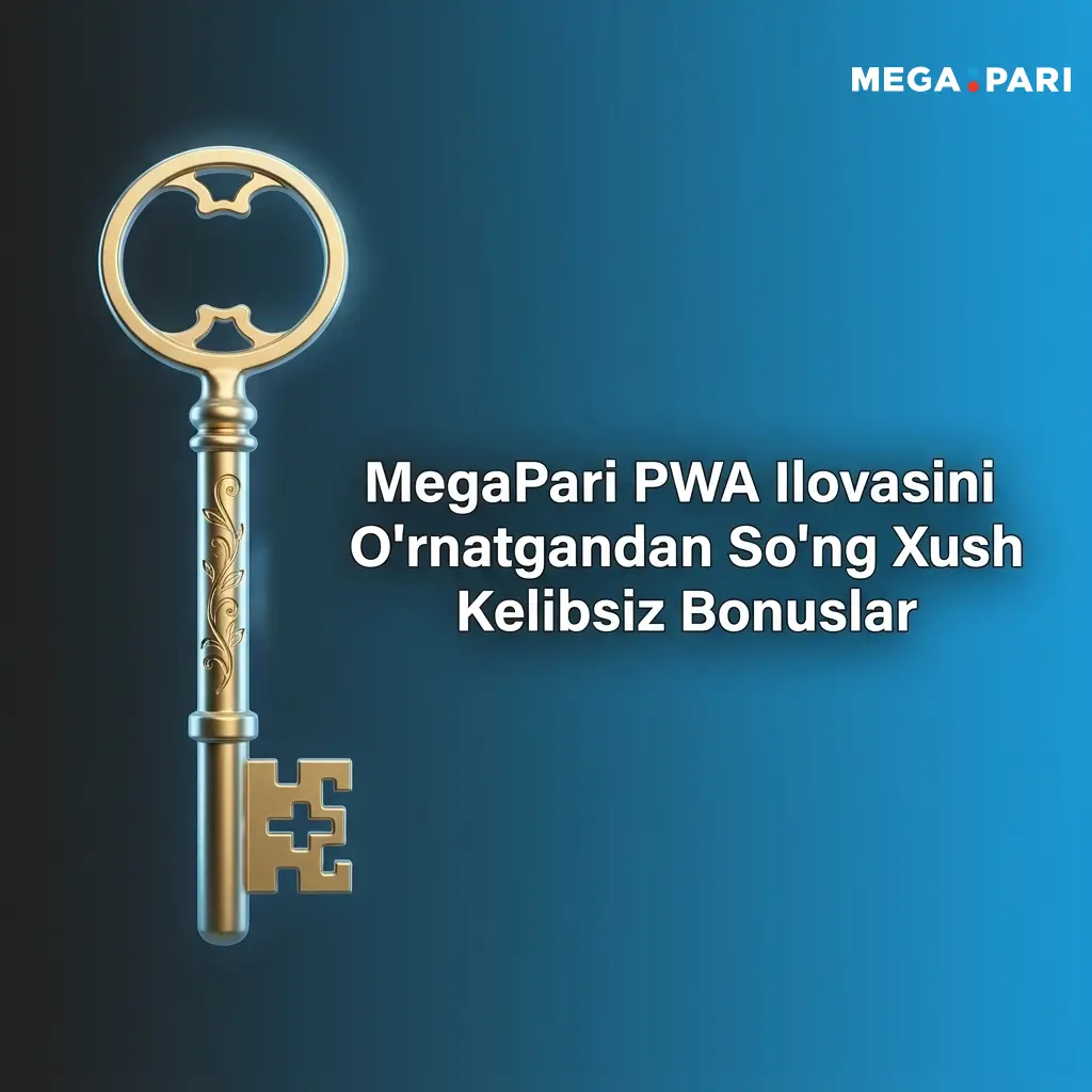 MegaPari PWA ilovasini o'rnatgandan so'ng xush kelibsiz bonuslar: sport va kazino takliflari