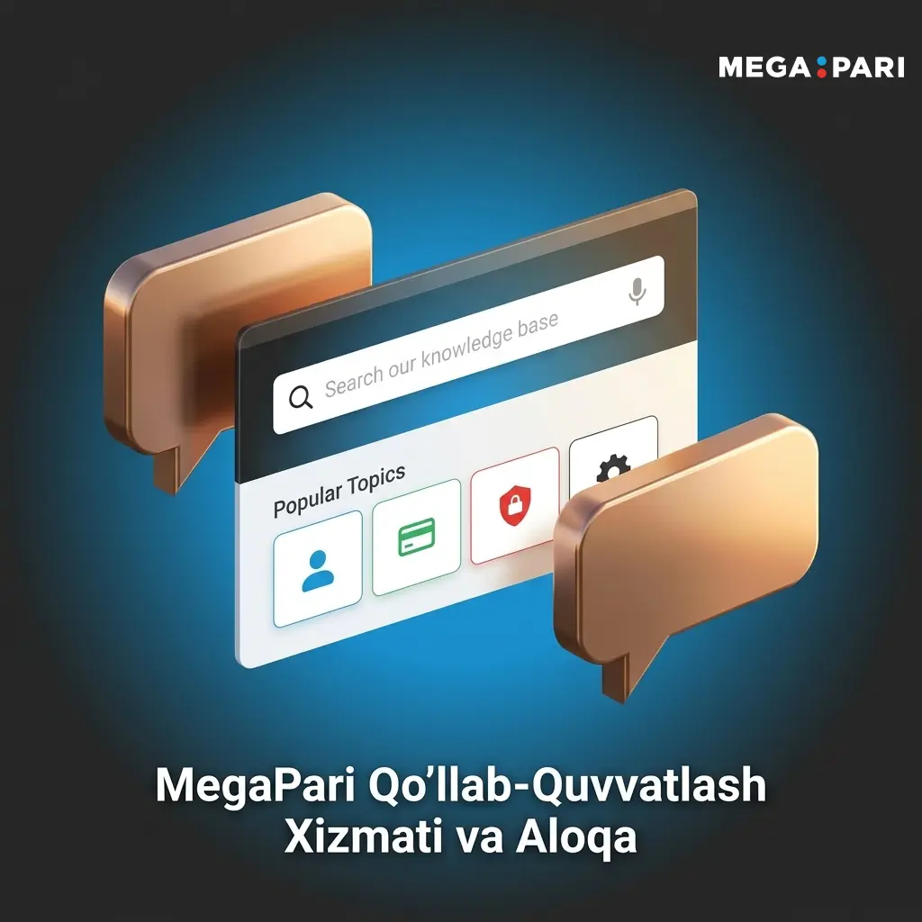 MegaPari qo'llab-quvvatlash xizmati: jonli chat, email, Telegram orqali 24/7 yordam