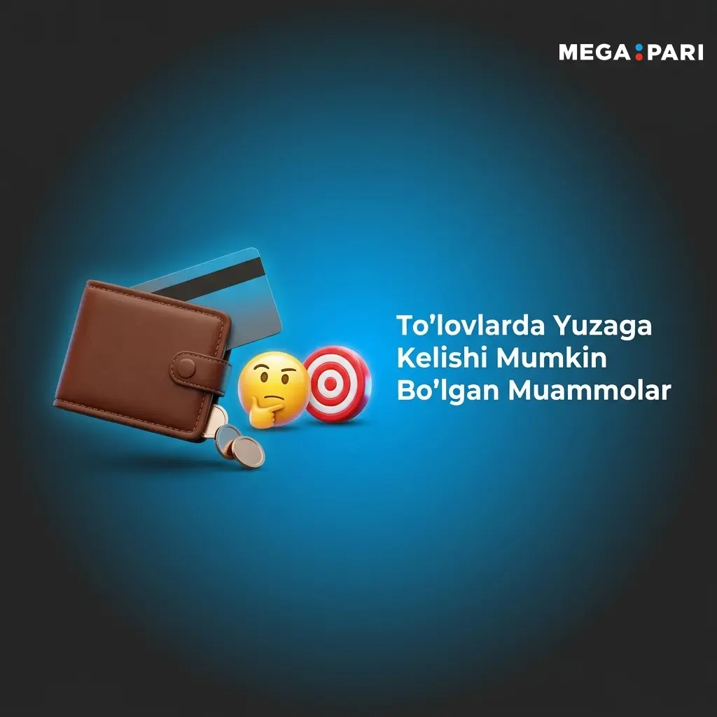 MegaPari to'lovlardagi muammolar: depozit, pul yechish, bank kartasi va kriptovalyuta xatoliklari yechimlari.