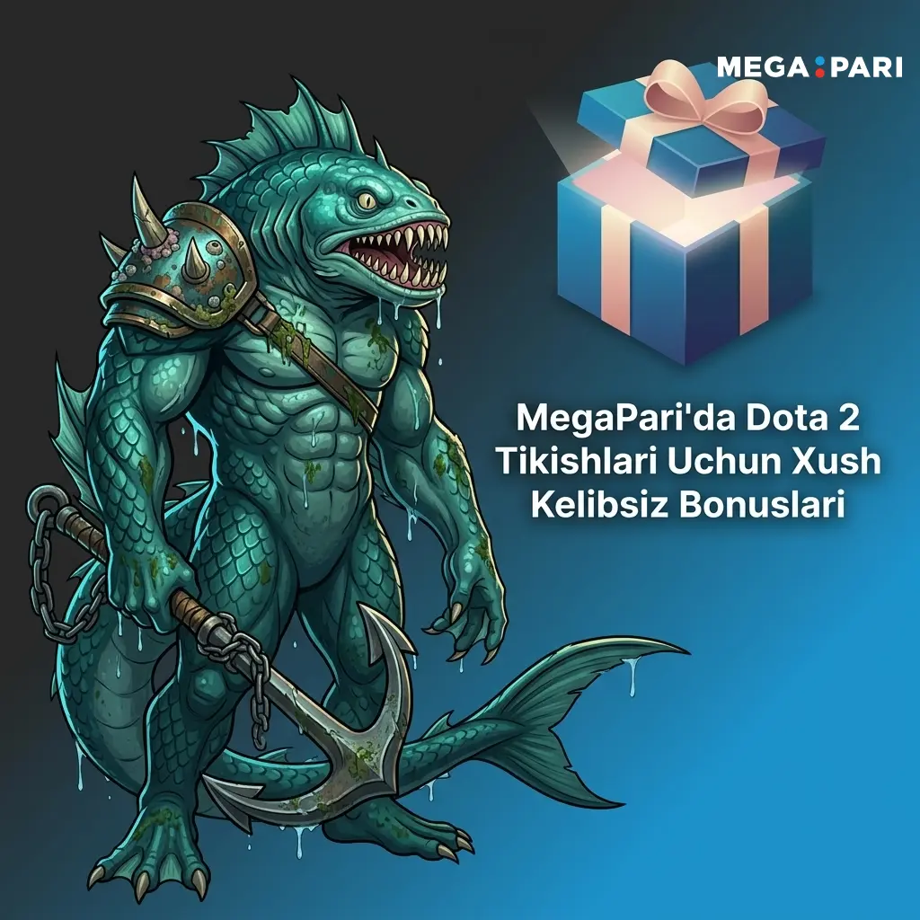 MegaPari Dota 2 xush kelibsiz bonusi: 200% gacha 5,400,000 UZS sport tikishlari uchun