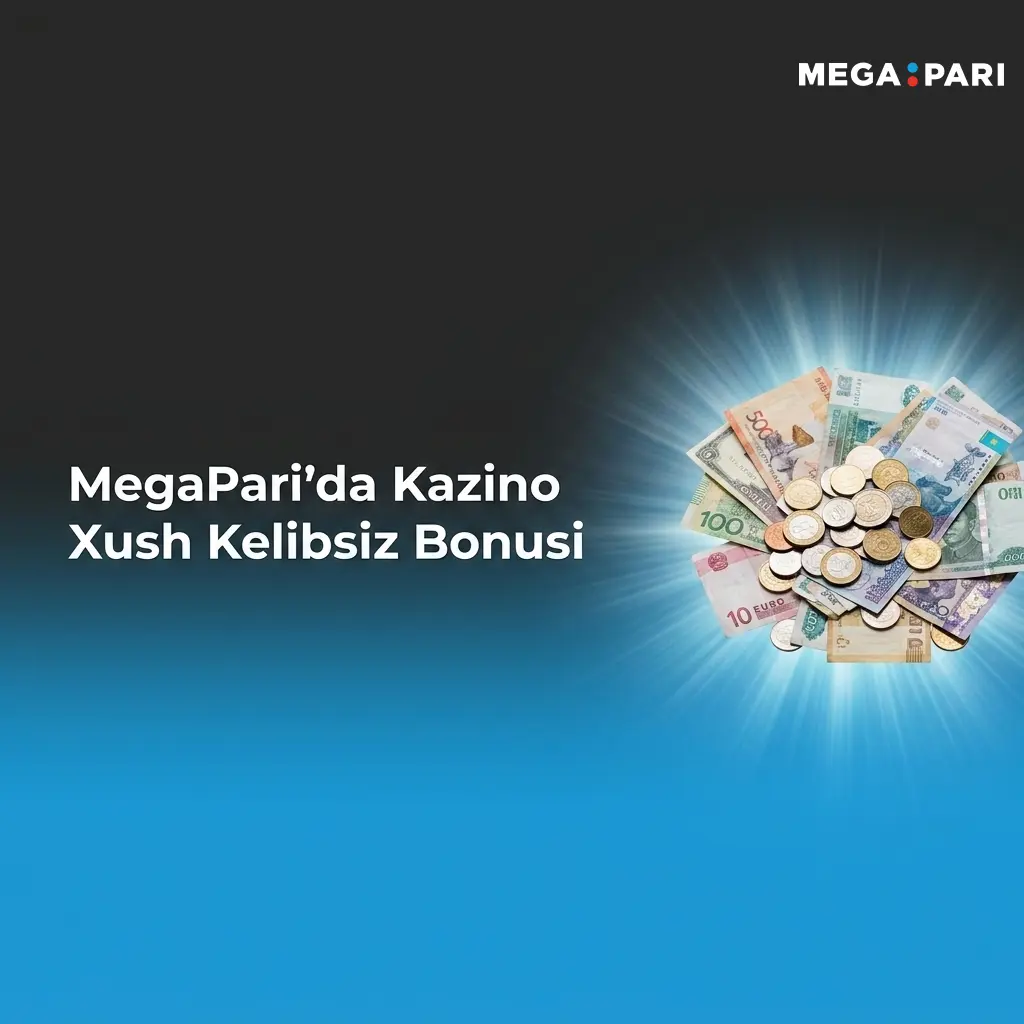 MegaPari kazino xush kelibsiz bonusi: 22,347,600 UZS + 150 bepul aylanish O'zbekiston o'yinchilari uchun