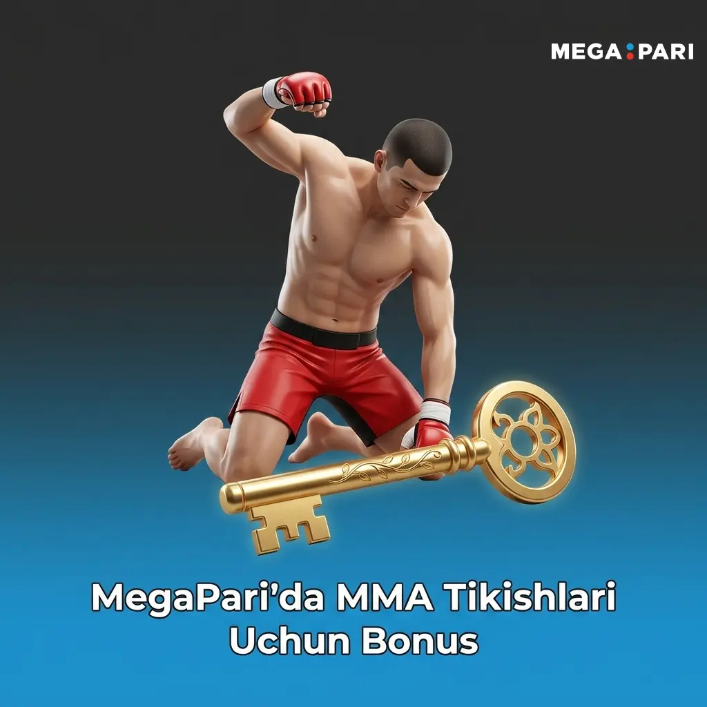 MegaPari da MMA tikishlari uchun 200% xush kelibsiz bonus, UFC va Bellator janglari uchun 300 USD gacha