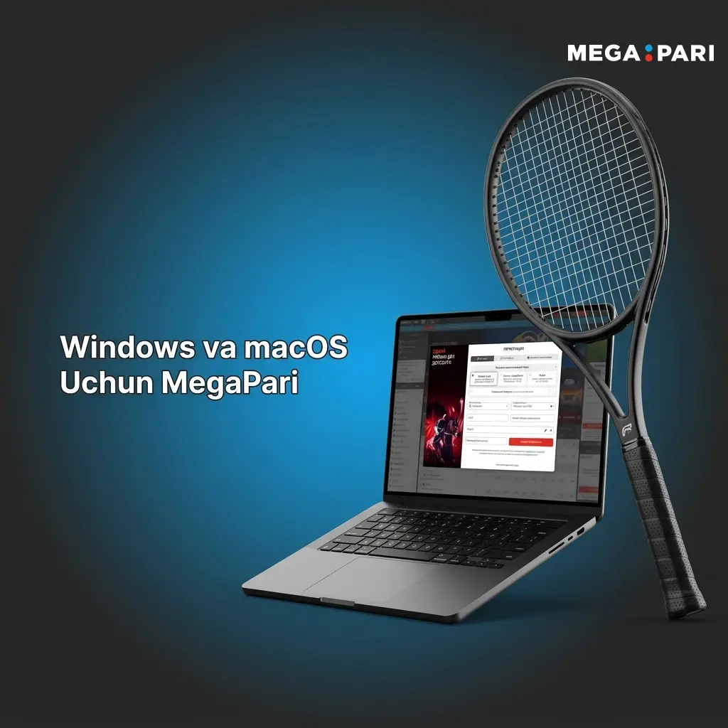 MegaPari Windows va macOS uchun brauzer orqali sport tikish va kazino o'yinlari
