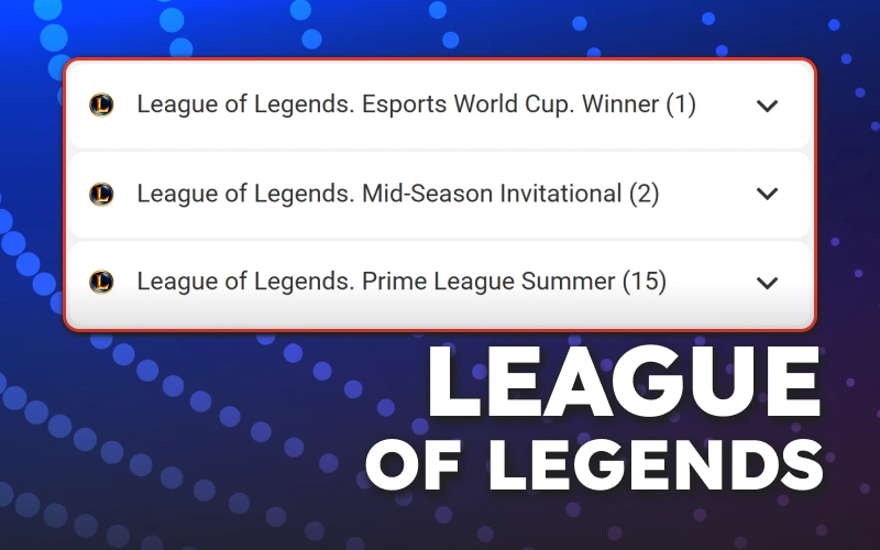 Jahon chempionati bahslarini kuzating va MegaPari esports liniyasida tiking.