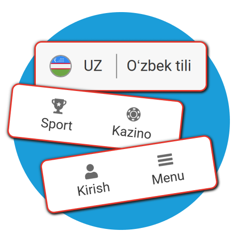 Navigatsiyani osonlashtirish uchun MegaPari afzalliklari orqali o'zbek tilini yoqing.