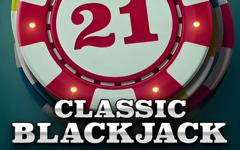 Blackjack Classic o'yinida diler kartalarini MegaPari kazino o'yinlari bo'limida yuting.