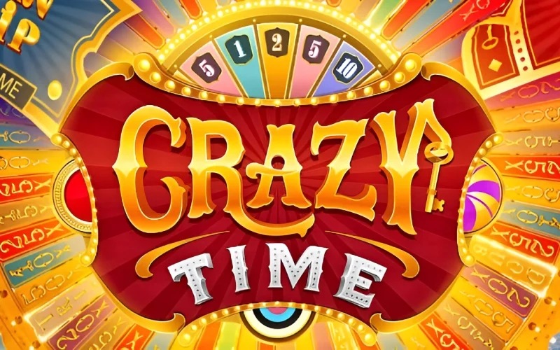 Crazy Time interaktiv g'ildiragini MegaPari kazino o'yinlari orasidan tanlang.